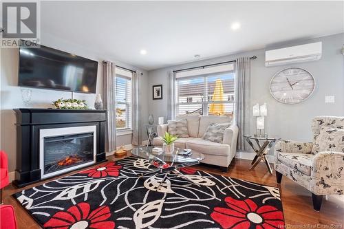 61 Warner Street, Moncton, NB - Indoor Photo Showing Living Room With Fireplace