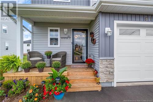 61 Warner Street, Moncton, NB - Outdoor With Deck Patio Veranda