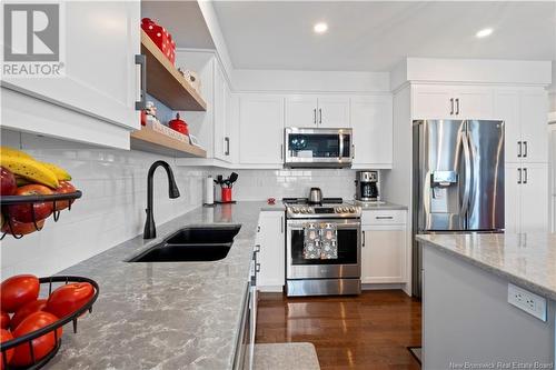 61 Warner Street, Moncton, NB - Indoor Photo Showing Kitchen With Double Sink With Upgraded Kitchen