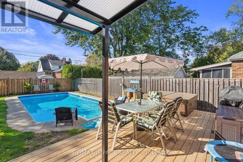 6 Orchard View Boulevard, Clarington, ON - Outdoor With In Ground Pool With Deck Patio Veranda