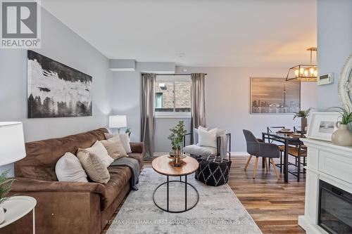 35 Radford Drive, Ajax, ON - Indoor Photo Showing Living Room With Fireplace