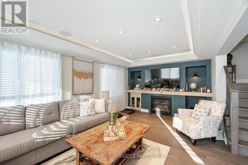 48 Betterton Crescent, Brampton, ON - Indoor Photo Showing Living Room With Fireplace