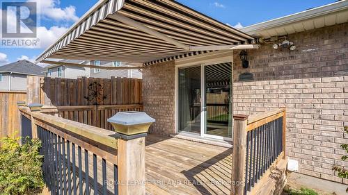 112 Peach Tree Boulevard, St. Thomas, ON - Outdoor With Deck Patio Veranda With Exterior