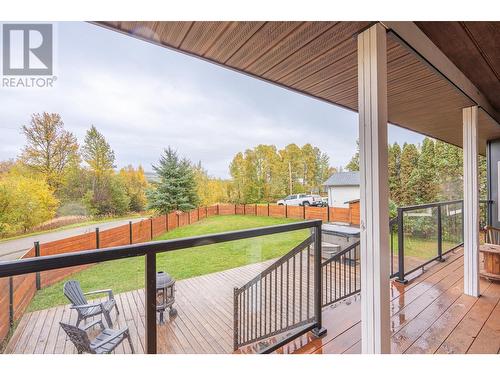 395 Valhalla Road, Prince George, BC - Outdoor With Deck Patio Veranda With Exterior