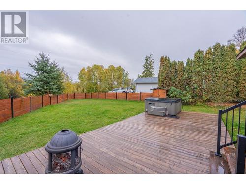 395 Valhalla Road, Prince George, BC - Outdoor With Deck Patio Veranda With Backyard