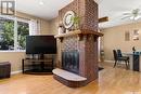 242 Smith Street, Regina, SK  - Indoor With Fireplace 