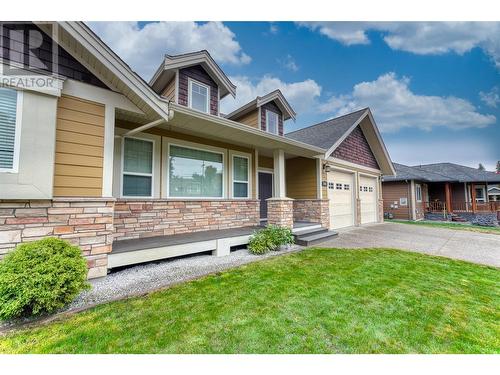 3828 Atkinson Place, Armstrong, BC - Outdoor With Deck Patio Veranda With Facade