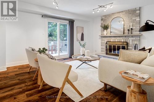 1 Cummings Court, Markham, ON - Indoor Photo Showing Living Room With Fireplace