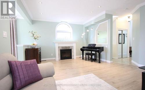 Upper - 20 Bestview Crescent, Vaughan, ON - Indoor Photo Showing Living Room With Fireplace