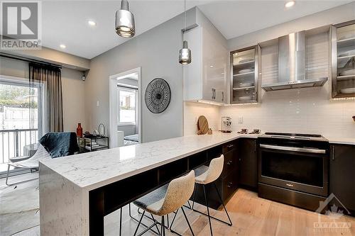 Kitchen. Images provided are to showcase builder finishes. - 3600 Brian Coburn Boulevard Unit#2311, Ottawa, ON - Indoor Photo Showing Kitchen With Upgraded Kitchen