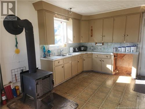 1132 Coombes Road, Saint-Léonard-Parent, NB - Indoor Photo Showing Kitchen With Double Sink