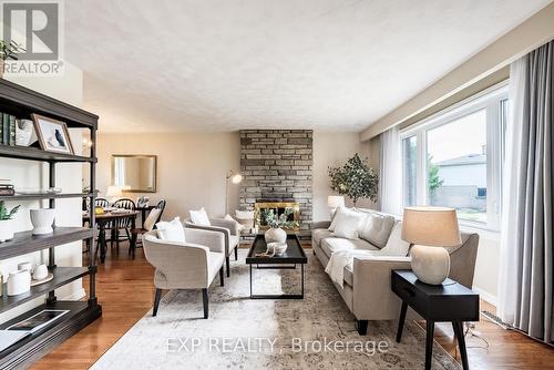 902 Curtis Crescent, Cobourg, ON - Indoor Photo Showing Living Room With Fireplace