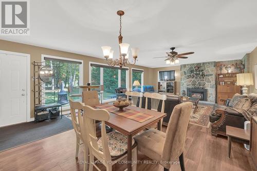 70 39Th Street N, Wasaga Beach, ON - Indoor Photo Showing Dining Room With Fireplace