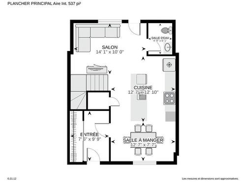 Drawing (sketch) - 109-4240 Rue Augustin-Frigon, Montréal (Rosemont/La Petite-Patrie), QC - Other