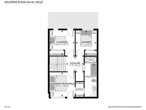 Drawing (sketch) - 109-4240 Rue Augustin-Frigon, Montréal (Rosemont/La Petite-Patrie), QC - Other