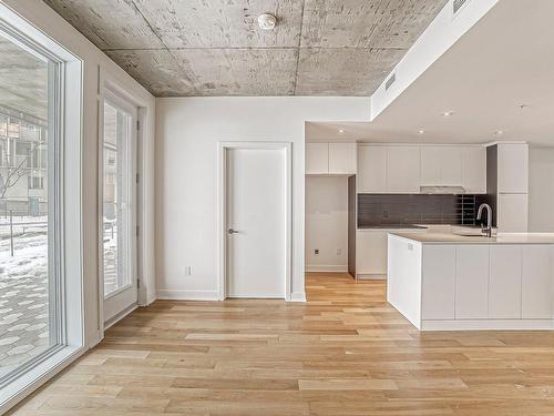 Living room - 109-4240 Rue Augustin-Frigon, Montréal (Rosemont/La Petite-Patrie), QC - Indoor Photo Showing Kitchen