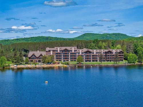 Aerial photo - 413-2396 Rue Labelle, Mont-Tremblant, QC - Outdoor With Body Of Water With View