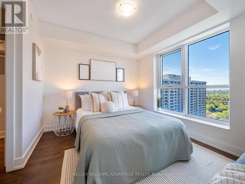 3004 - 7 Mabelle Avenue, Toronto, ON - Indoor Photo Showing Bedroom