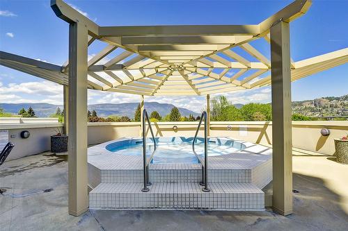 1702-1160 Bernard Avenue, Kelowna, BC - Outdoor With In Ground Pool With Exterior