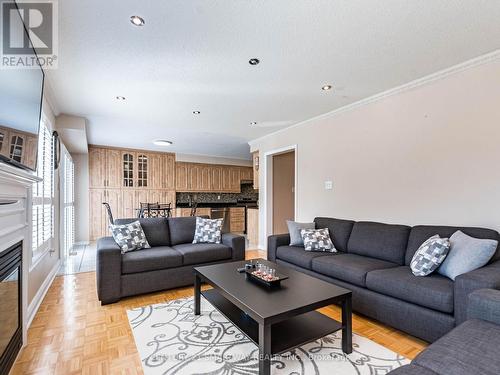 3 Belinda Drive, Brampton, ON - Indoor Photo Showing Living Room With Fireplace