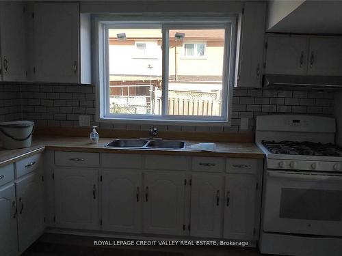 2 Bsmt-13 Major Oaks Dr, Brampton, ON - Indoor Photo Showing Kitchen With Double Sink