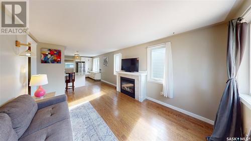 1253 Forget Street, Regina, SK - Indoor Photo Showing Living Room With Fireplace