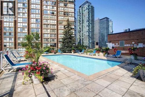 1708 - 44 St Joseph Street, Toronto, ON - Outdoor With In Ground Pool With Deck Patio Veranda