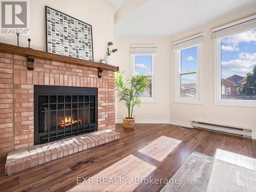 78 Leeward Drive, Brampton, ON - Indoor Photo Showing Living Room With Fireplace