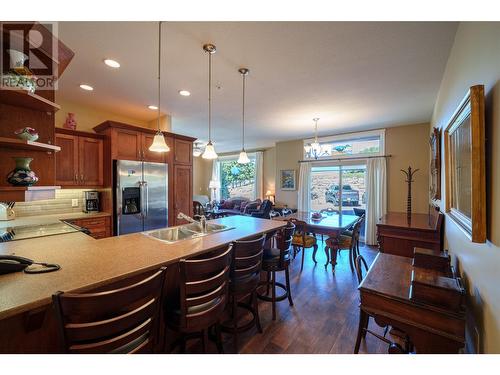 9100 Mackie Drive Unit# 101, Coldstream, BC - Indoor Photo Showing Kitchen With Double Sink With Upgraded Kitchen