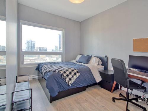 Chambre Ã Â coucher - 2303-405 Rue De La Concorde, Montréal (Ville-Marie), QC - Indoor Photo Showing Bedroom