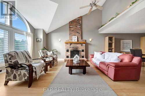 36 Longhurst Crescent, Cambridge, ON - Indoor Photo Showing Living Room With Fireplace