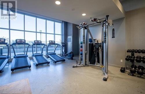 2087 Fairview Street Unit# 1509, Burlington, ON - Indoor Photo Showing Gym Room