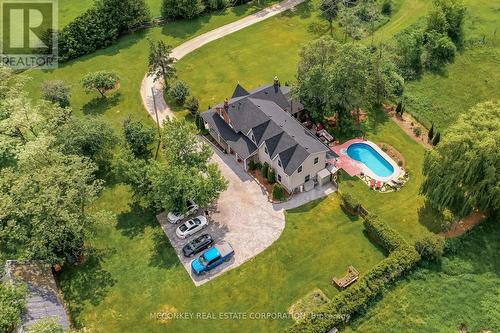 2425 Providence Line, Otonabee-South Monaghan, ON - Outdoor With Above Ground Pool With View