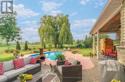 2425 Providence Line, Otonabee-South Monaghan, ON - Outdoor With In Ground Pool With Deck Patio Veranda