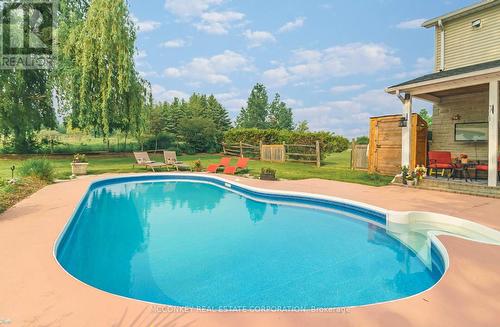 2425 Providence Line, Otonabee-South Monaghan, ON - Outdoor With In Ground Pool With Backyard