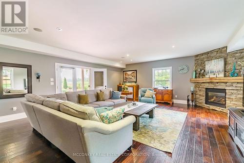 2425 Providence Line, Otonabee-South Monaghan, ON - Indoor Photo Showing Living Room With Fireplace