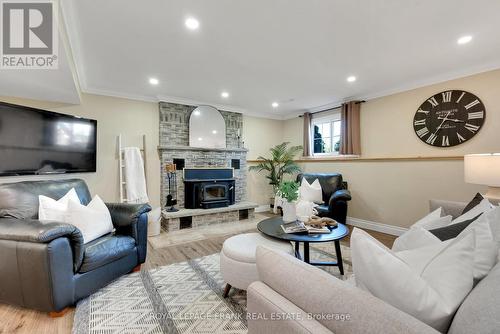 33 O'Reilly Lane, Kawartha Lakes (Little Britain), ON - Indoor Photo Showing Living Room With Fireplace