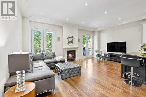 177A Highbourne Road, Toronto, ON - Indoor Photo Showing Living Room With Fireplace