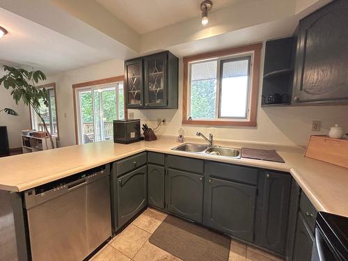 1006 Earl Street, Rossland, BC - Indoor Photo Showing Kitchen With Double Sink