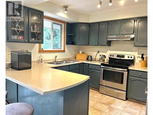 1006 Earl Street, Rossland, BC - Indoor Photo Showing Kitchen With Double Sink