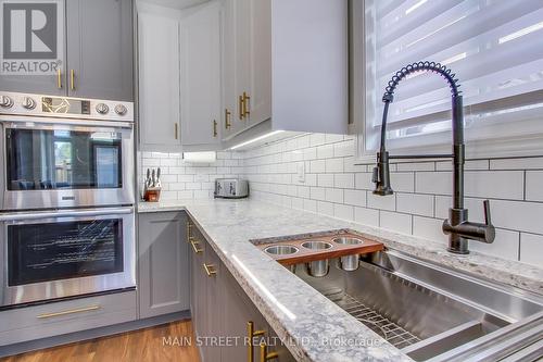 169 The Queensway, Barrie, ON - Indoor Photo Showing Kitchen With Double Sink With Upgraded Kitchen