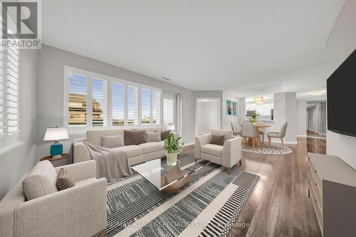 609 - 10 Dayspring Circle, Brampton, ON - Indoor Photo Showing Living Room