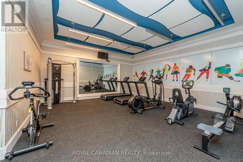 1007 - 9085 Jane Street, Vaughan, ON - Indoor Photo Showing Gym Room