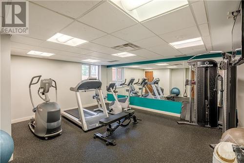 316 Bruyere Street Unit#217, Ottawa, ON - Indoor Photo Showing Gym Room