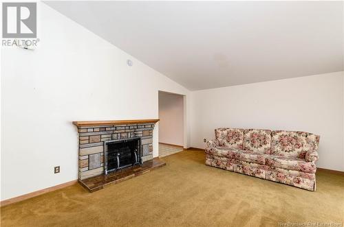 201 Bessborough Avenue, Moncton, NB - Indoor Photo Showing Living Room With Fireplace