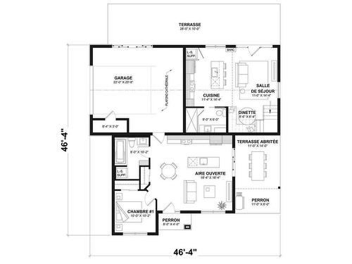 Drawing (sketch) - Ch. Du Sommet, Bowman, QC - Other