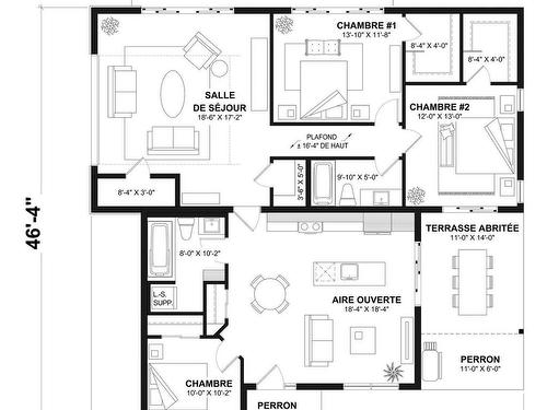 Drawing (sketch) - Ch. Du Sommet, Bowman, QC - Other