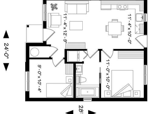 Plan (croquis) - Ch. Du Sommet, Bowman, QC - Other