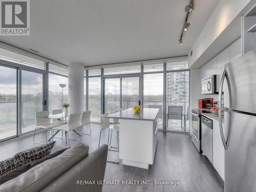 1514 - 103 The Queensway, Toronto, ON - Indoor Photo Showing Kitchen With Stainless Steel Kitchen