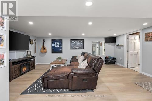 7 Church Street, Kawartha Lakes (Manilla), ON - Indoor Photo Showing Other Room With Fireplace